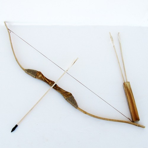 Wooden bow and arrow - wooden,